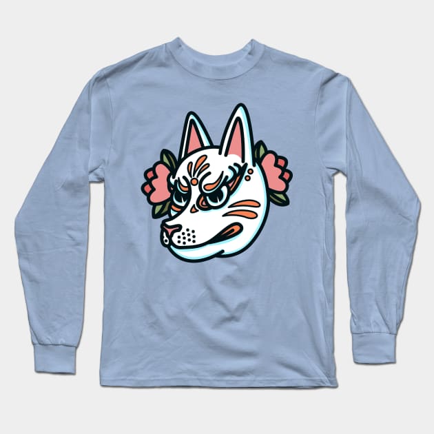 Kitsune Long Sleeve T-Shirt by Never Not Tired Club